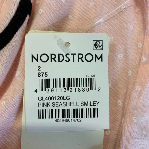 Tucker + Tate Kids' Tie Front Graphic Tee In Pink Seashell Smiley Size 2 NWT - Picture 7 of 14